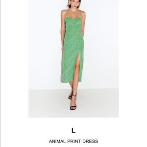 Zara Animal Print Dress